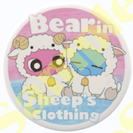 公演ロゴ100mm缶バッジ